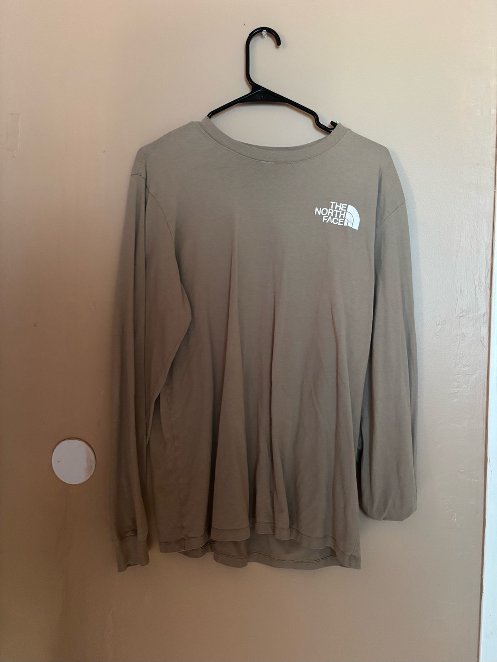 The North Face Men's Long Sleeve Tee Gray Size Medium